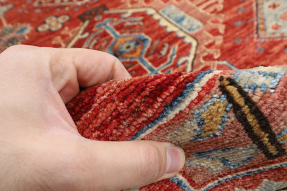 273 x 360 cm | Waziri design Hand Knotted veg Dye Wool Afghan Carpet