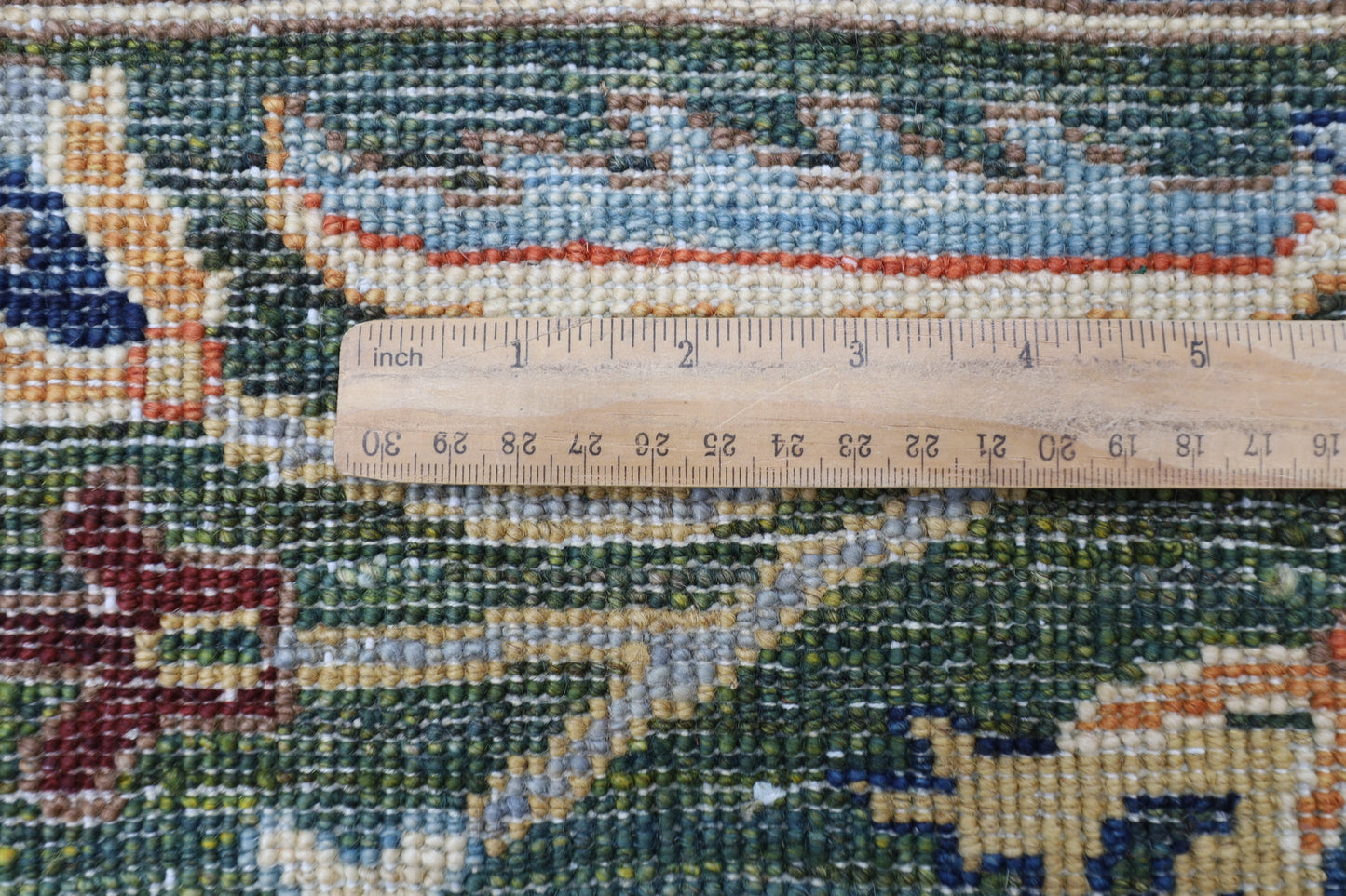 253 x 290 cm | Oriental Bidjar Green Area Rug Afghan Hand Knotted Veg Dye Wool carpet