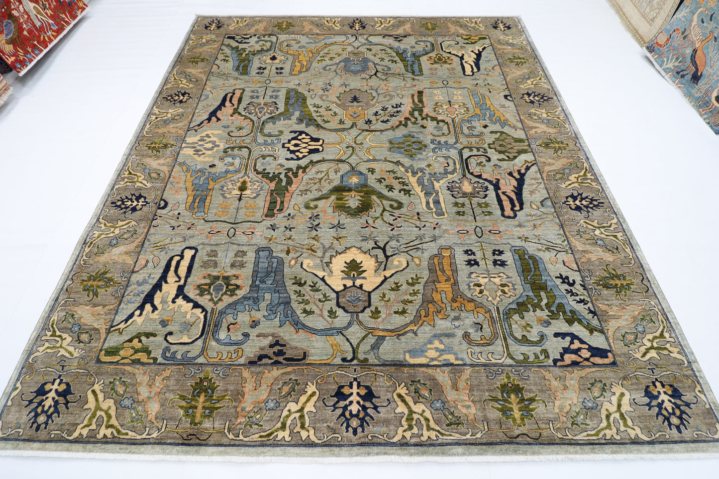 255 x 296 cm | Kawros Fine Quality  Afghan Hand Knotted carpet