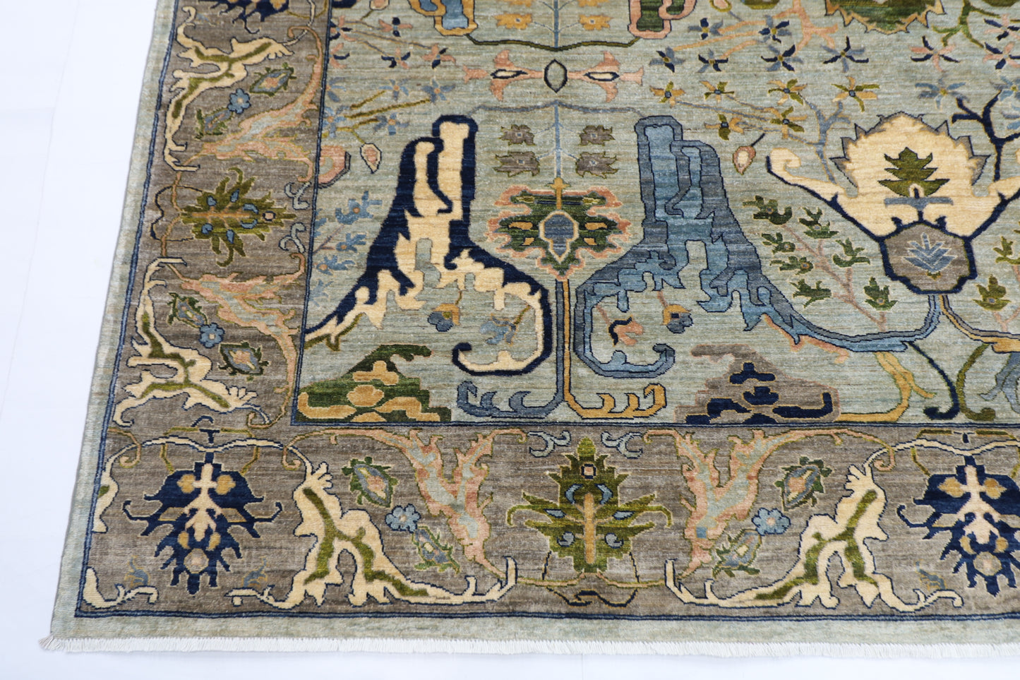 255 x 296 cm | Kawros Fine Quality  Afghan Hand Knotted carpet