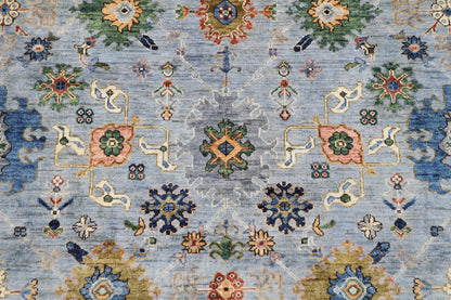 306 x 422 cm | Oriental Bidjar Gray Area Rug Afghan Hand Knotted Veg Dye Wool carpet