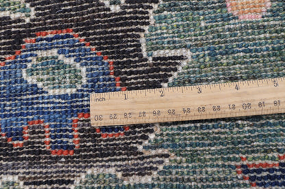 260 x 307 cm | Oushak Pink Design Hand Knotted veg Dye Wool Afghan Carpet