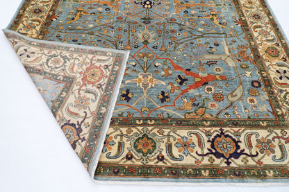 280 x 372 cm | Oriental Bidjar Blue Area Rug Afghan Hand Knotted Veg Dye Wool carpet