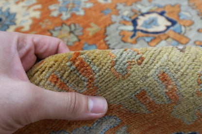 303 x 415 cm | Oriental Bidjar Orange Area Rug Afghan Hand Knotted Veg Dye Wool carpet
