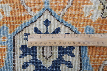 303 x 415 cm | Oriental Bidjar Orange Area Rug Afghan Hand Knotted Veg Dye Wool carpet