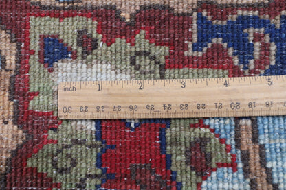 250 x 308 cm | Bidjar blue Design Hand Knotted veg Dye Wool Afghan Carpet