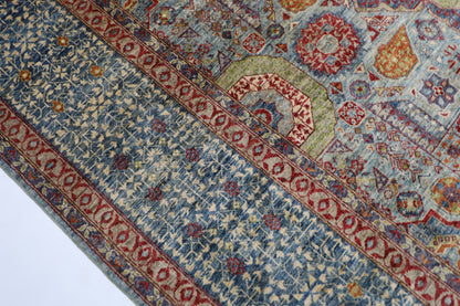 299 x 400 cm | Oriental Mamluk Geometric Area Rug Afghan Hand Knotted Veg Dye Wool carpet