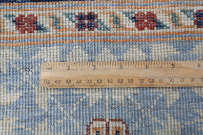 247 x 350 cm | Oriental Mamluk Gray Area Rug Afghan Hand Knotted Veg Dye Wool carpet