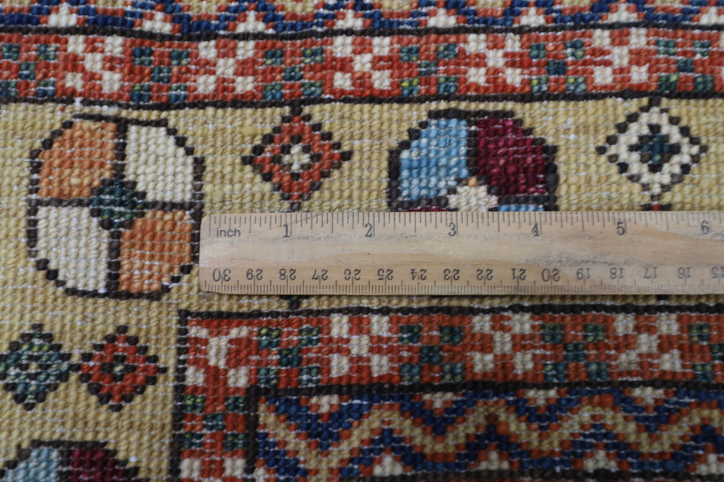 98 x 149 cm | Beige Area Afghan Tribal Hand Knotted Wool Carpet