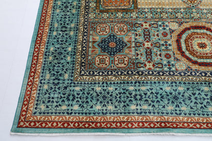 268 x 362 cm | Oriental Mamluk Area Rug Afghan Hand Knotted Veg Dye Wool carpet