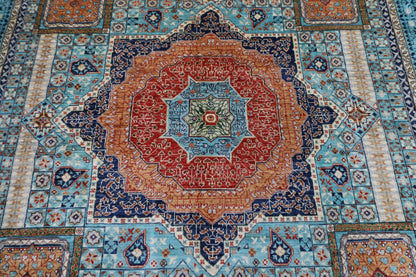268 x 362 cm | Oriental Mamluk Area Rug Afghan Hand Knotted Veg Dye Wool carpet