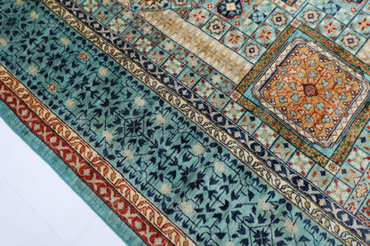 268 x 362 cm | Oriental Mamluk Area Rug Afghan Hand Knotted Veg Dye Wool carpet