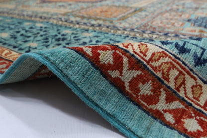 268 x 362 cm | Oriental Mamluk Area Rug Afghan Hand Knotted Veg Dye Wool carpet