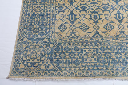 305 x 413 cm | Mamluk beige Design Hand Knotted veg Dye Wool Afghan Carpet