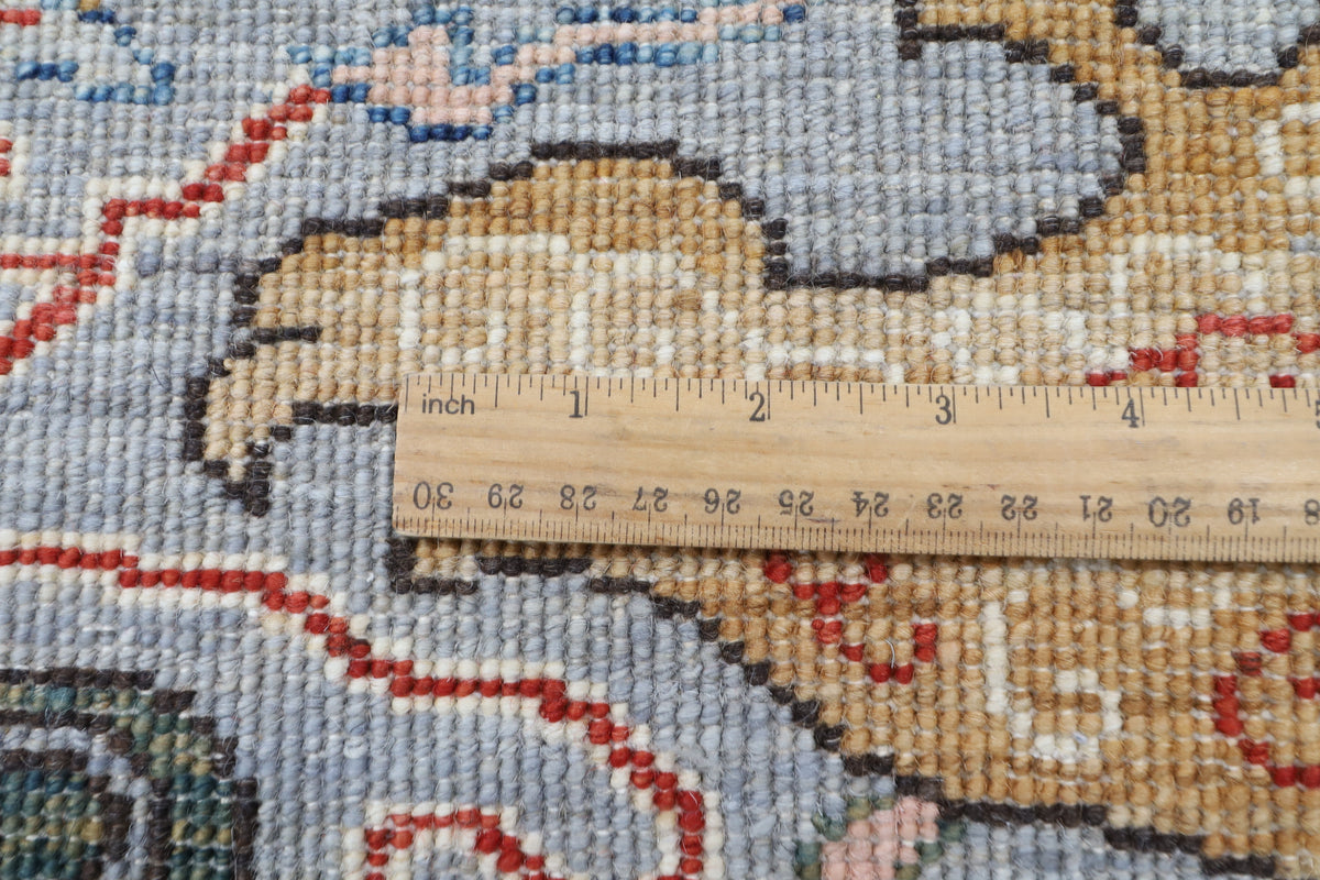 272 x 362 cm | kawros Gray Design Hand Knotted veg Dye Wool Afghan Carpet