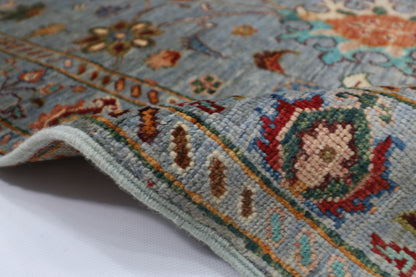 82 x 127 cm | Tribal Gray Area Rug Afghan Hand Knotted veg Dye Wool carpet