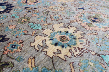 249 x 323 cm | Serapi Design Hand Knotted veg Dye Wool Afghan Carpet