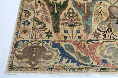 310 x 412 cm | Kawros Fine Quality Area Rug Afghan Hand Knotted Veg Dye Wool carpet