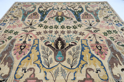 310 x 412 cm | Kawros Fine Quality Area Rug Afghan Hand Knotted Veg Dye Wool carpet