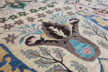 310 x 412 cm | Kawros Fine Quality Area Rug Afghan Hand Knotted Veg Dye Wool carpet