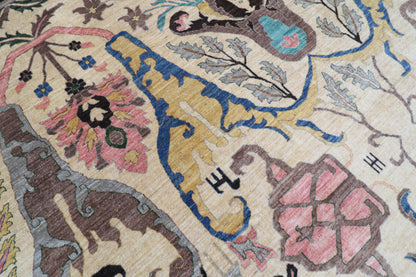 310 x 412 cm | Kawros Fine Quality Area Rug Afghan Hand Knotted Veg Dye Wool carpet