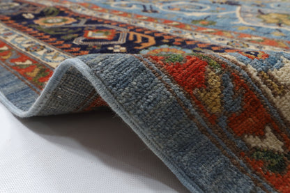 305 x 423 cm | Hariz Gray Design Hand Knotted veg Dye Wool Afghan Carpet