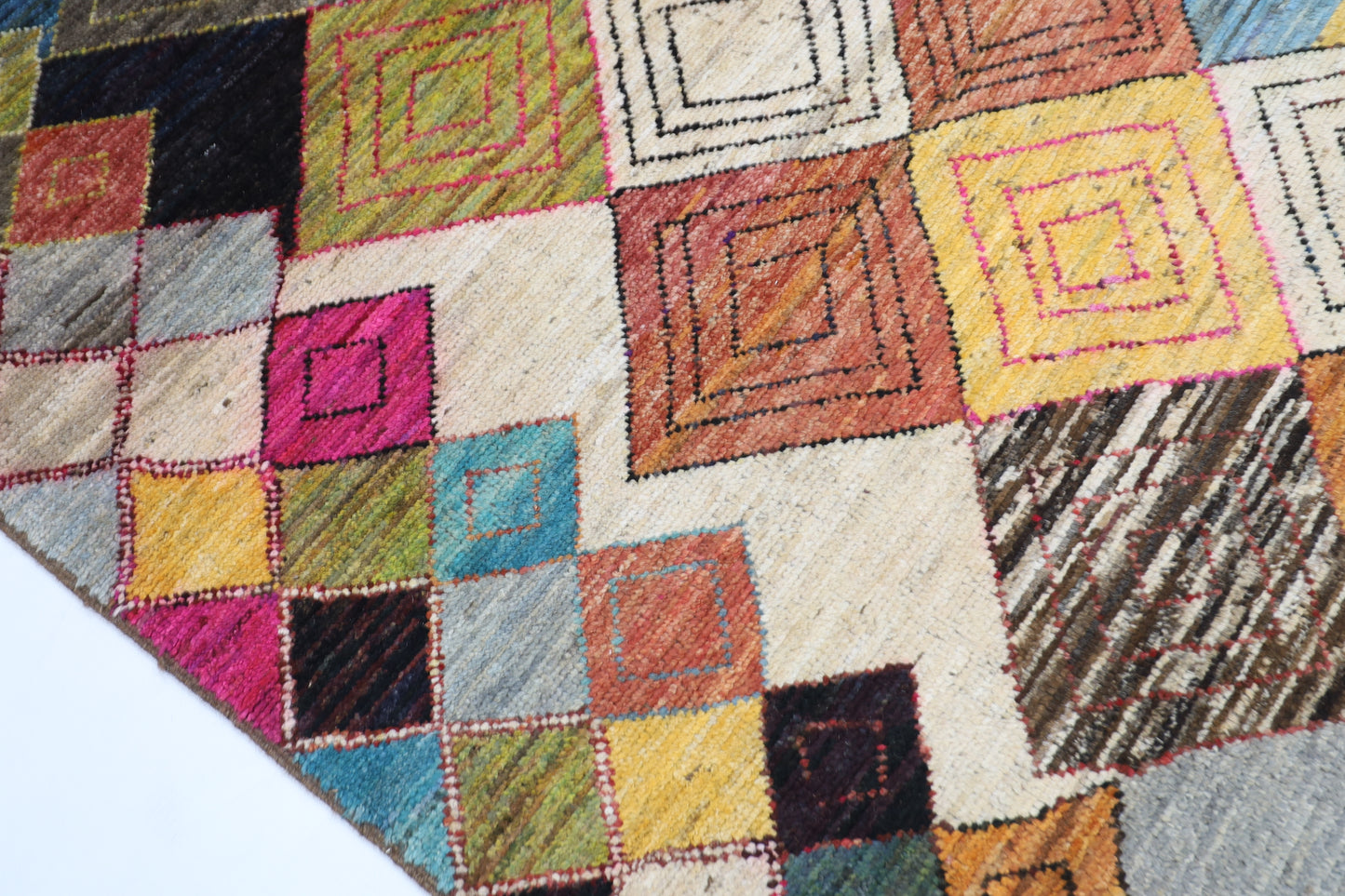 314 x 423 cm | Moroccan Design Area Rug Afghan Hand Knotted Veg Dye Wool carpet