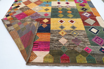 314 x 423 cm | Moroccan Design Area Rug Afghan Hand Knotted Veg Dye Wool carpet