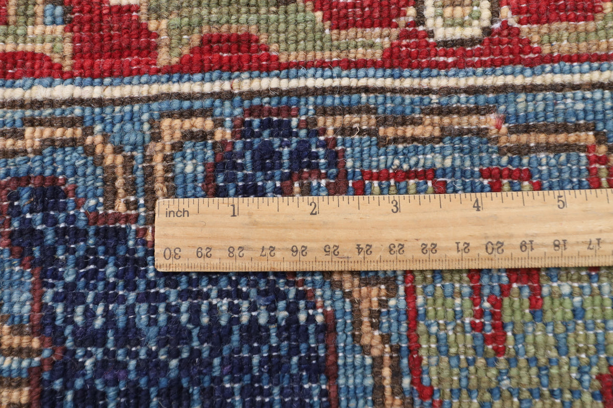 246 x 321 cm | Bidjar Blue Design Hand Knotted veg Dye Wool Afghan Carpet