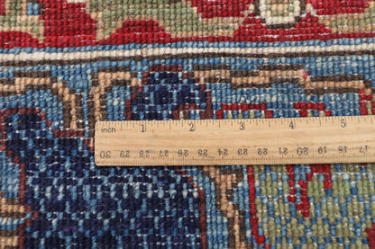 246 x 321 cm | Bidjar Blue Design Hand Knotted veg Dye Wool Afghan Carpet