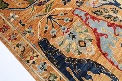 254 x 303 cm | Kawros Design Area Rug Afghan Hand Knotted Veg Dye Wool carpet