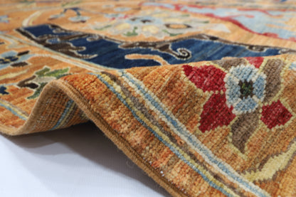254 x 303 cm | Kawros Design Area Rug Afghan Hand Knotted Veg Dye Wool carpet