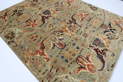 248 x 302 cm | Kawros Design Area Rug Afghan Hand Knotted Veg Dye Wool carpet