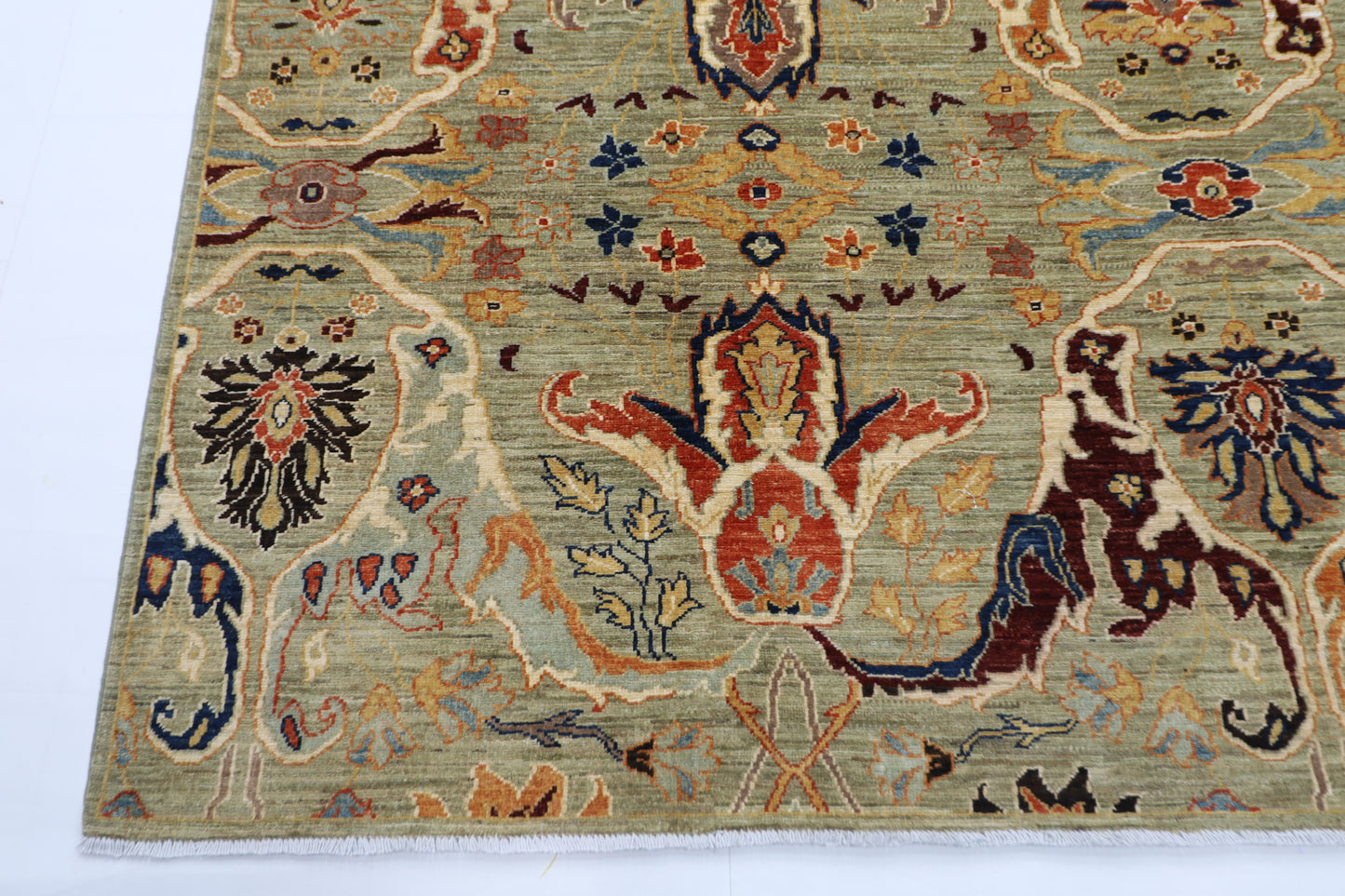 248 x 302 cm | Kawros Design Area Rug Afghan Hand Knotted Veg Dye Wool carpet