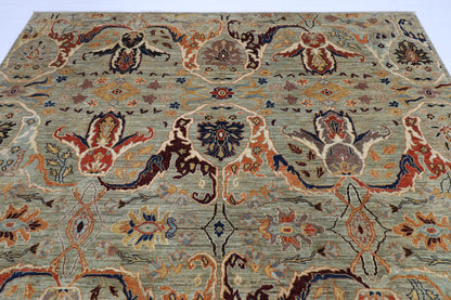 248 x 302 cm | Kawros Design Area Rug Afghan Hand Knotted Veg Dye Wool carpet