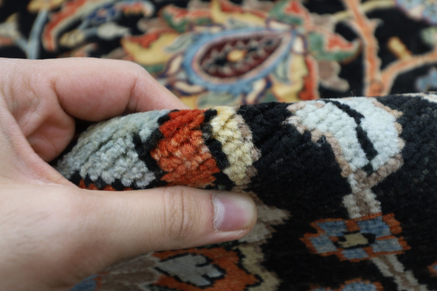 284 x 366 cm | Sickle Leaf Afghan Tribal Hand Knotted Veg Dye Wool carpet
