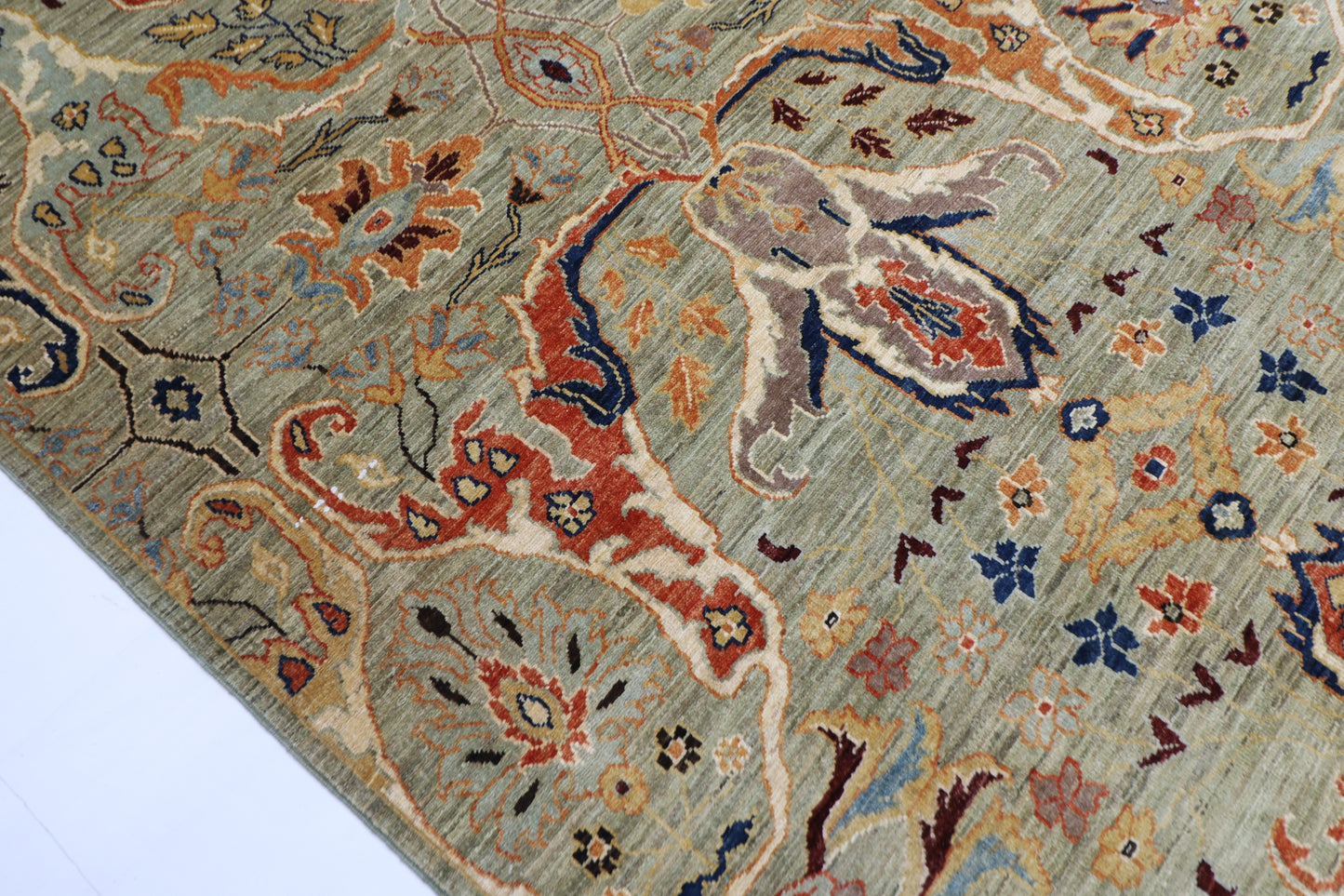 248 x 302 cm | Kawros Design Area Rug Afghan Hand Knotted Veg Dye Wool carpet