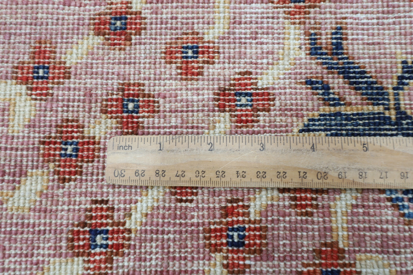 203 x 297 cm | Birds Pink Design Area Rug Afghan Hand Knotted Veg Dye Wool carpet