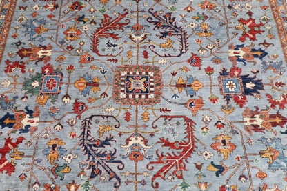 272 x 366 cm | Oriental Afghan Tribal Hand Knotted Veg Dye Wool carpet