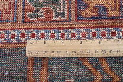 268 x 370 cm | Animal Tribal Design Hand Knotted veg Dye Wool Afghan Carpet