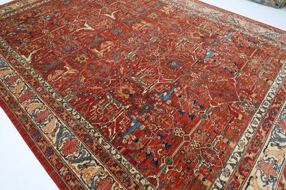 308 x 422 cm | Bidjar Fine Quality Area Rug Afghan Hand Knotted Veg Dye Wool carpet