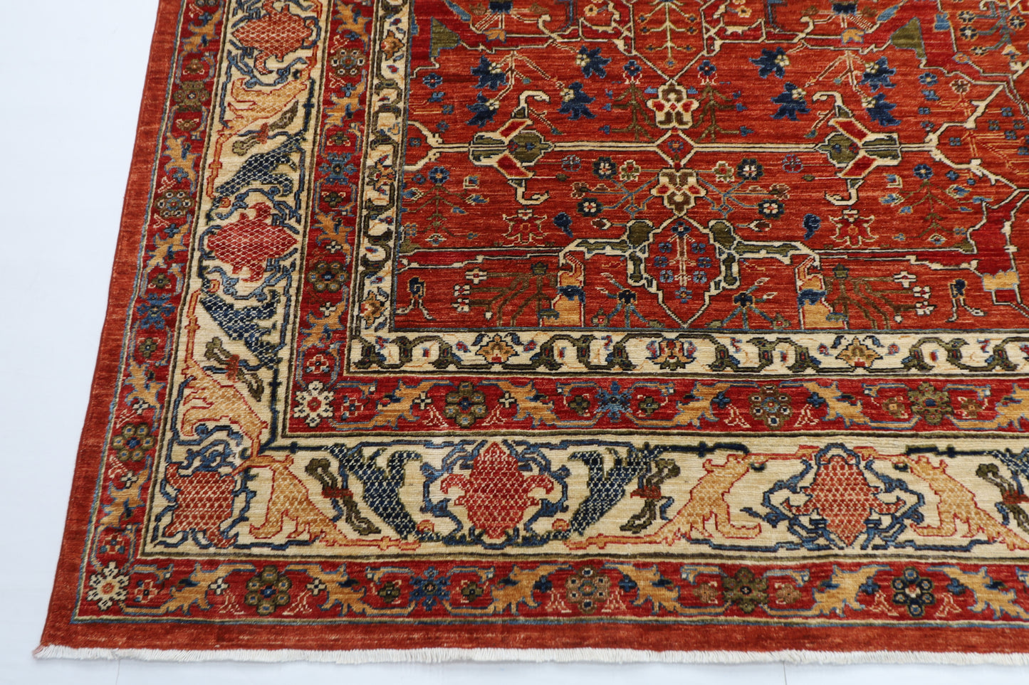 308 x 422 cm | Bidjar Fine Quality Area Rug Afghan Hand Knotted Veg Dye Wool carpet