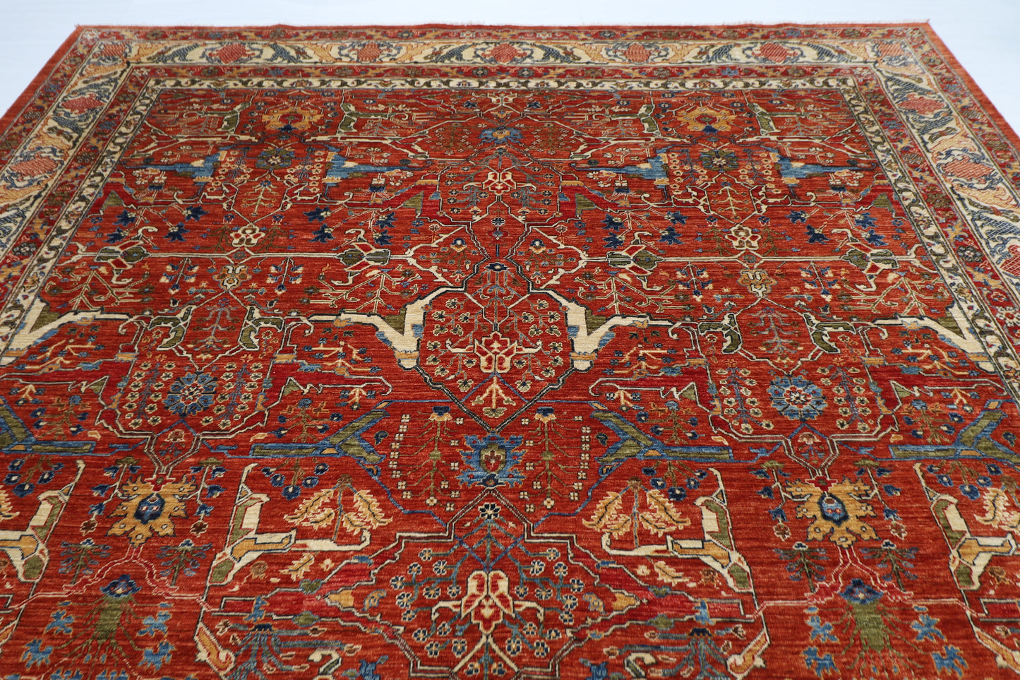 308 x 422 cm | Bidjar Fine Quality Area Rug Afghan Hand Knotted Veg Dye Wool carpet