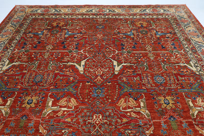 308 x 422 cm | Bidjar Fine Quality Area Rug Afghan Hand Knotted Veg Dye Wool carpet