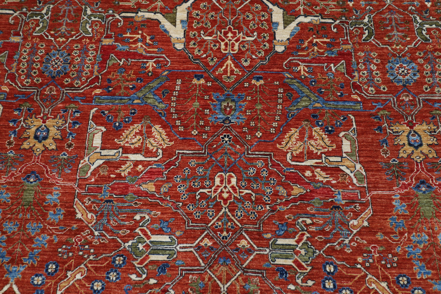 308 x 422 cm | Bidjar Fine Quality Area Rug Afghan Hand Knotted Veg Dye Wool carpet