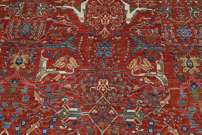 308 x 422 cm | Bidjar Fine Quality Area Rug Afghan Hand Knotted Veg Dye Wool carpet