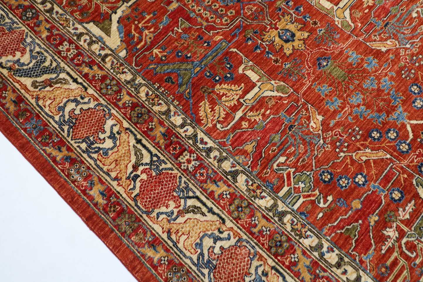 308 x 422 cm | Bidjar Fine Quality Area Rug Afghan Hand Knotted Veg Dye Wool carpet