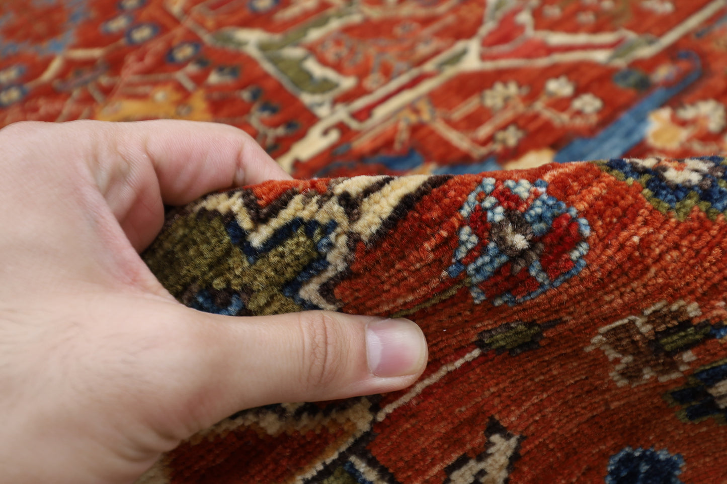 308 x 422 cm | Bidjar Fine Quality Area Rug Afghan Hand Knotted Veg Dye Wool carpet