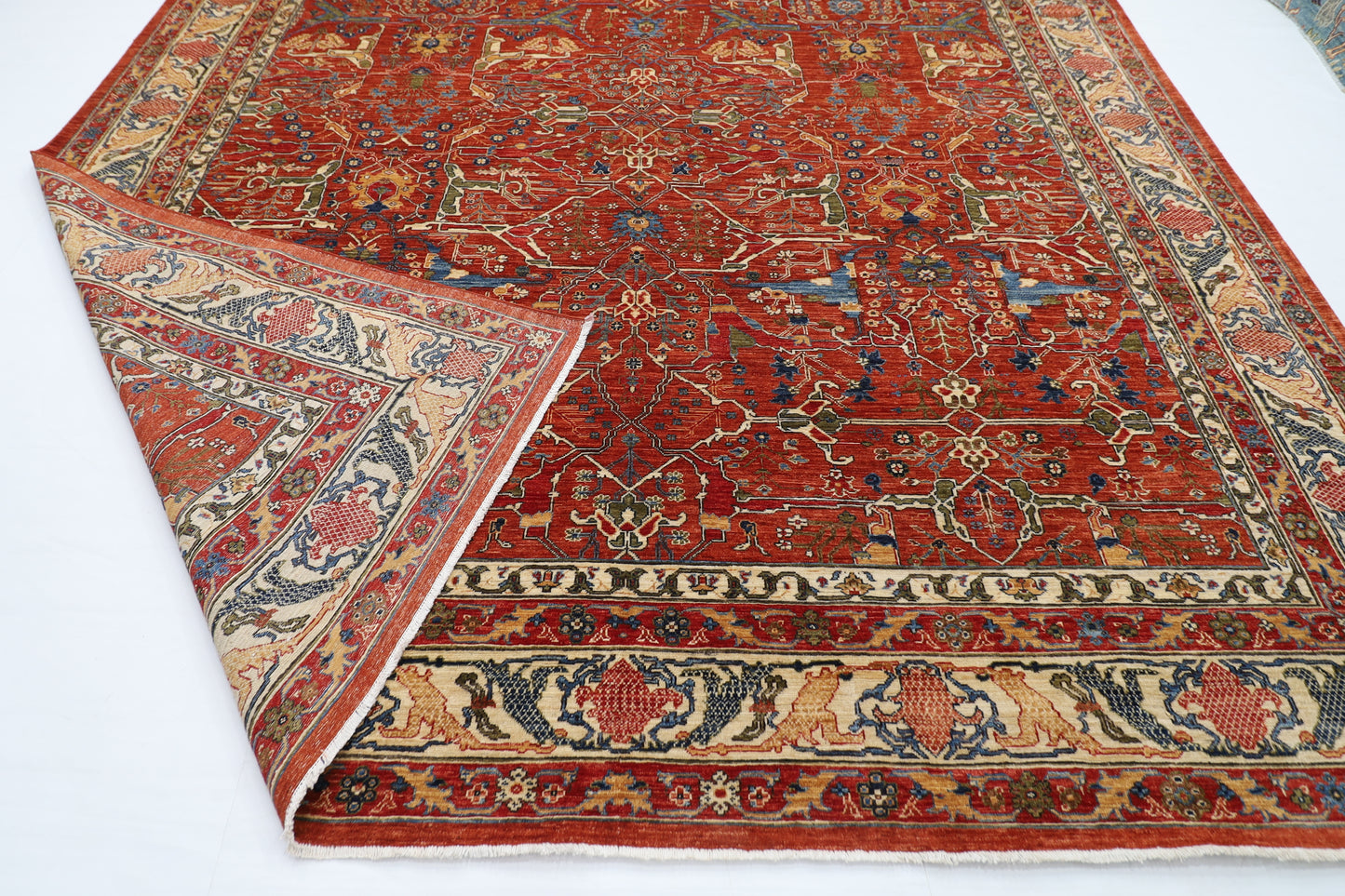 308 x 422 cm | Bidjar Fine Quality Area Rug Afghan Hand Knotted Veg Dye Wool carpet