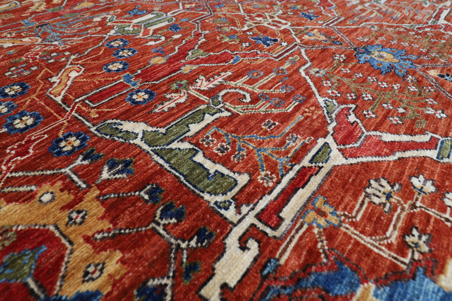 308 x 422 cm | Bidjar Fine Quality Area Rug Afghan Hand Knotted Veg Dye Wool carpet
